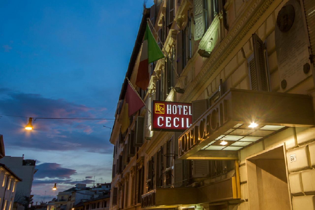 Hotel Cecil Róma Kültér fotó