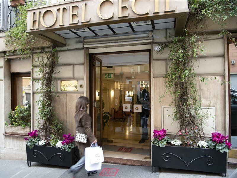 Hotel Cecil Róma Kültér fotó